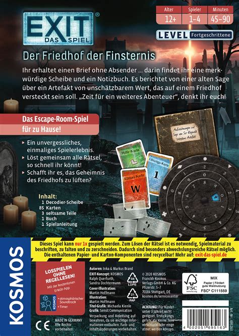 EXIT Das Spiel Der Friedhof Der Finsternis