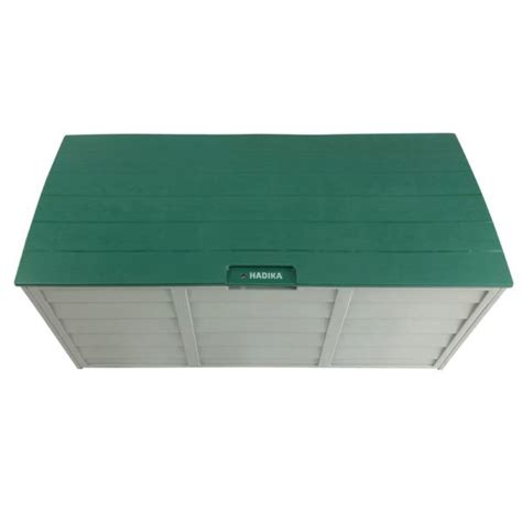 Green Outdoor Storage Box 290L Large Capacity Waterproof Lockable