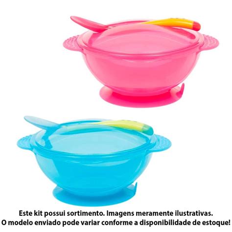 Kit Refei O Infantil Prato Bowl Ml Sortido Buba