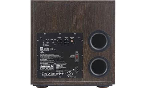 Jbl Stage P Espresso Powered Subwoofer At Crutchfield