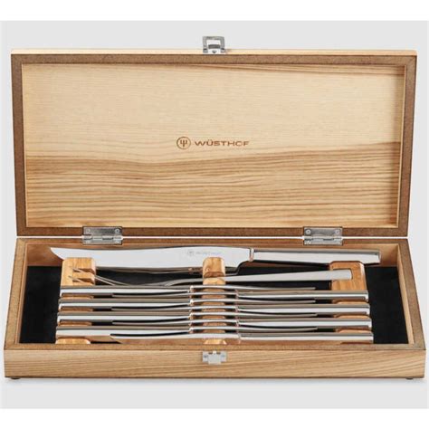 Wusthof Mignon 10 Piece Stainless Steel Steak And Carving Set Online At