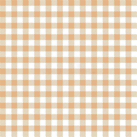 Gingham Fabric With Ric Racs Seamless Pattern Stock Vector