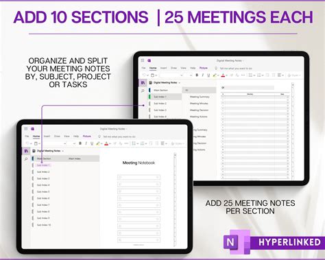 OneNote Meeting Notes Template | Perfect for Efficient Note-Taking!