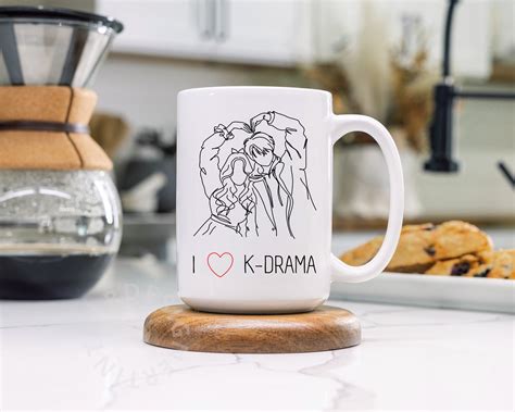 Korean Mug K Drama Lover Coffee Mug Kpop Lover Coffee Cup Kdrama Fan