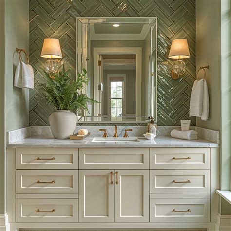 7+ Gorgeous Green Bathroom Tile Inspiration Tips • 333k+ Inspiring ...