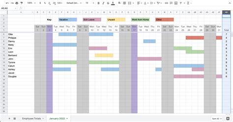 How to Set up a PTO Tracker in Google Sheets - Flamingo