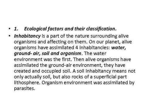 Lecture 3 Ecology Of The Individual Is Autecology