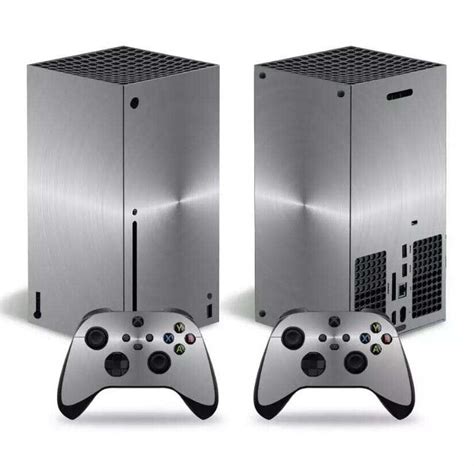 Metal Effect Xbox Series X Vinyl Skin Sticker Protector Console Decal Sticker Ebay