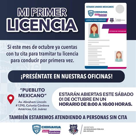 Lanza SSPE Campaña Mi Primer Licencia Rafaga Chihuahua