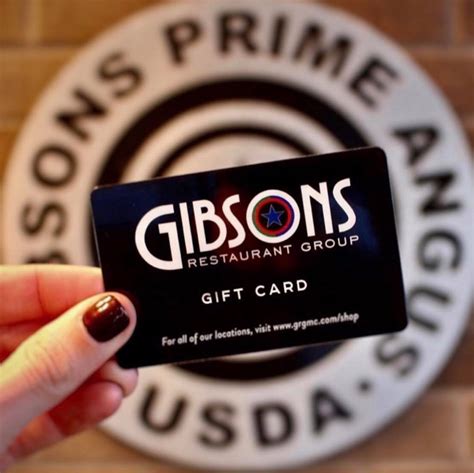 Gibsons Restaurant Gift Cards | Gibsons Restaurant Group