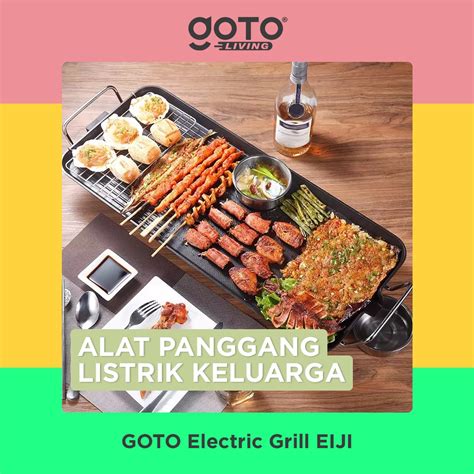 Jual Goto Niku Electric Grill Bbq Hot Pot Pemanggang Panggangan Elektrik Shopee Indonesia