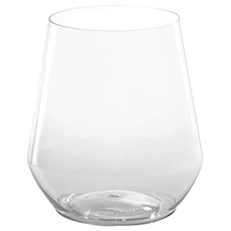 16 Oz Hard Plastic Stemless Wine Glass - Crazy About Cups