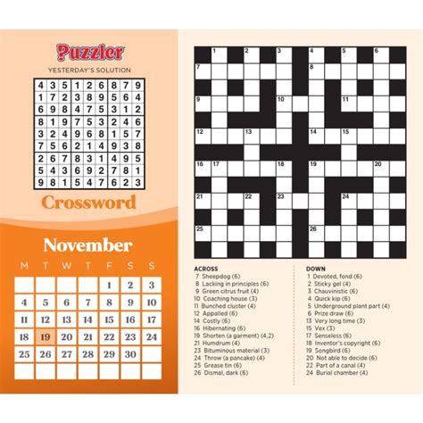 2024 Puzzler Mind Games Boxed Calendar Waterstones