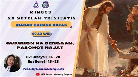 Ibadah Streaming HKBP Mampang Prapatan Pukul 09 30 WIB Minggu 30