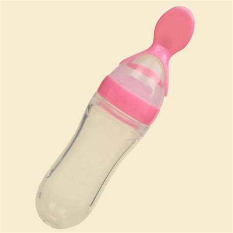 Pink Adult Spoon Feeding Bottle In 5 Different Colors 90ml Etsy