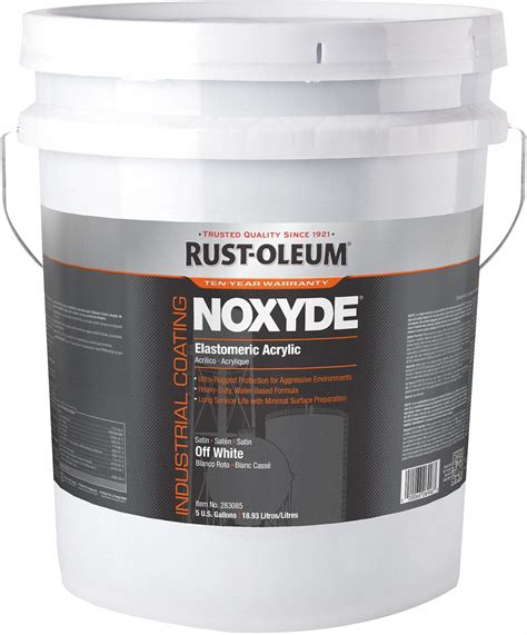 RUST OLEUM Off White Elastomeric Acrylic Coating Satin Finish 550 Sq