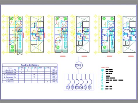 Como Hacer La Instalacion Electrica De Una Casa En Autocad Descargar Pdf