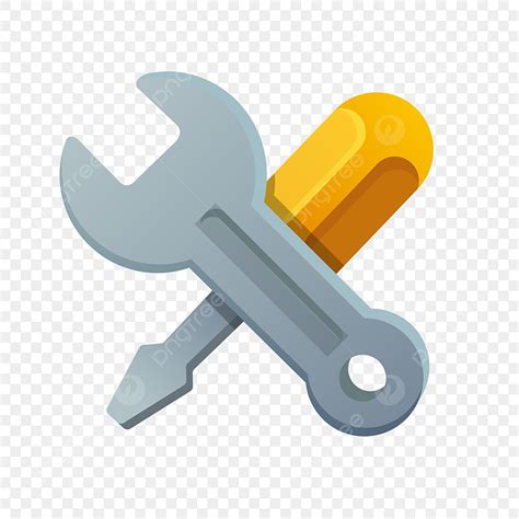 Wrench Screwdriver Vector Art Png Illustration Of Maintenance With