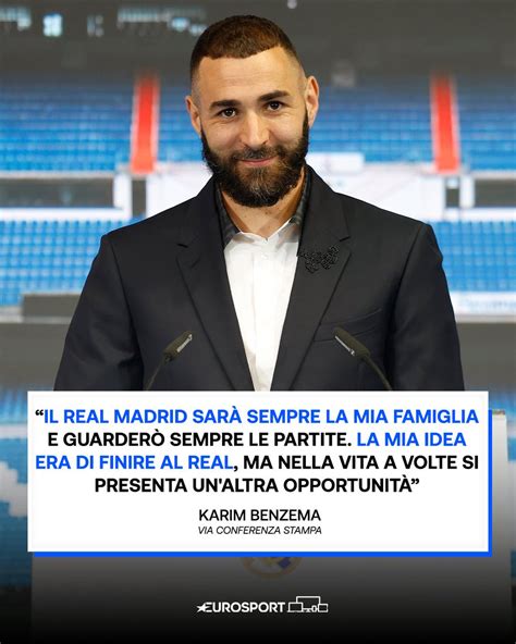 Eurosport IT on Twitter Benzema saluta così il Real Madrid Calcio