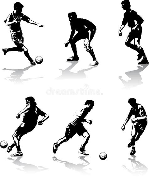 Soccer figures #2 stock vector. Illustration of vector - 2772913