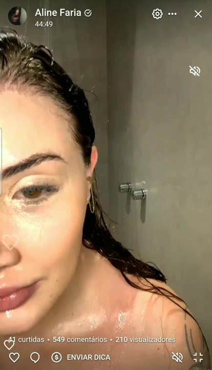 Aline Faria Nude Shower Video Leaked 2 InfluencerChicks