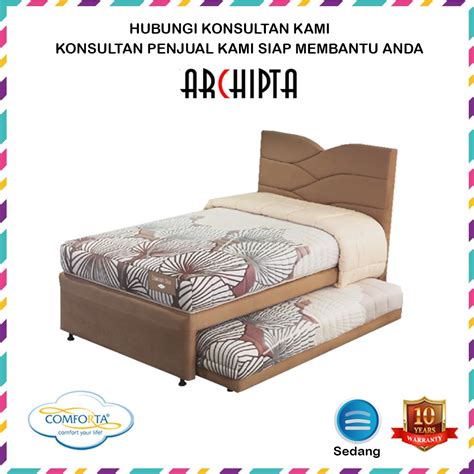 Comforta Kasur Susun Comfort Duo 3 In 1 Uk90100120 Shopee Indonesia