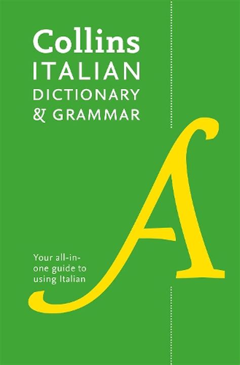 Italian Dictionary And Grammar By Collins Dictionaries Paperback