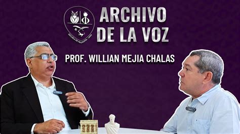 M A William Mejía Chalas Archivo de la Voz Escuela de Filosofía UASD