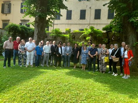 Lucca Il Sindaco Riceve La Delegazione Del Belgio In Visita Per Lucca