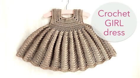 Crochet Girl Dress Emma Size App 15 To 2 Years Easy Beginner Crochet How To Crochet