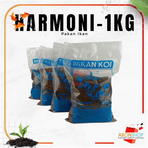 Jual Kg Pakan Koi Harmoni Original Pack Pelet Ikan Gr Fish Food