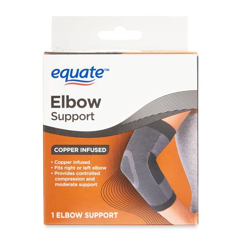 Equate Copper Infused Elbow Support For Compression And Moderate Support 1 Count