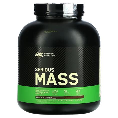 Купить Optimum Nutrition, Serious Mass, порошок для набора веса (гейнер ...