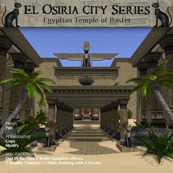 Second Life Marketplace - Egyptian Temple of Bastet - Delivery Box