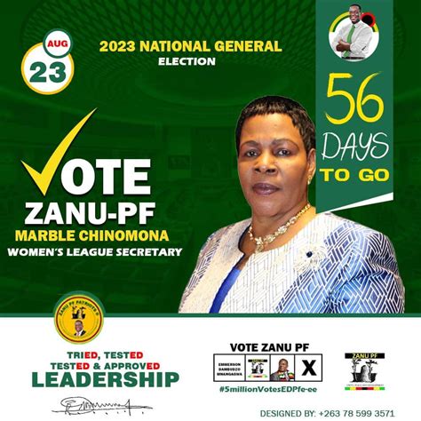 ZANU PF PATRIOTS On Twitter 56 Days To Go We Are Aiming