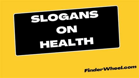 100 Best Slogans on Health - Slogans & Taglines (2023)