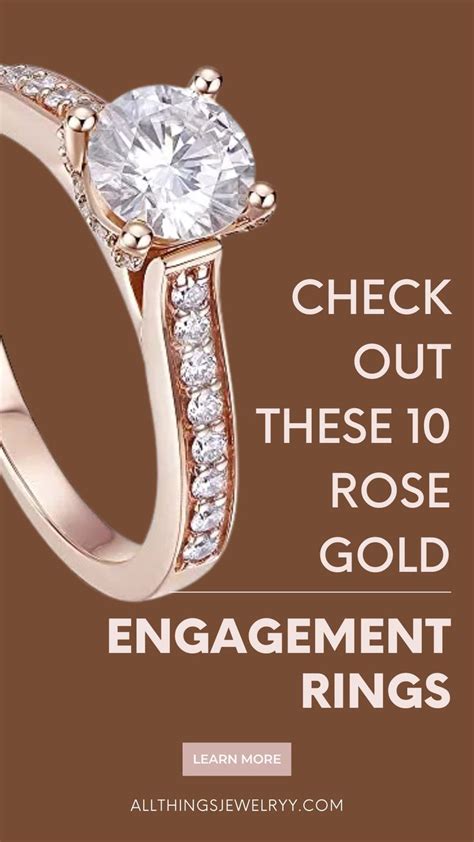 Check Out These 10 Rose Gold Engagement Rings Rose Gold Engagement