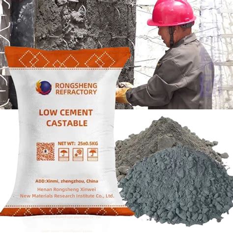 Rongsheng Heat Resistant Low And Ultra Low Cement Castable Premium