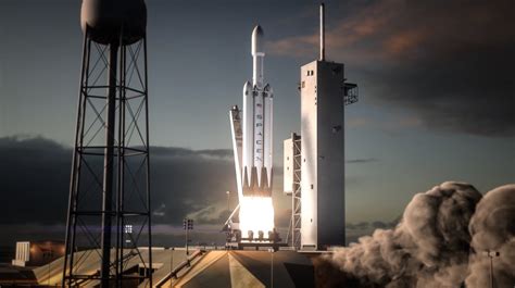 Elon Musk Presenta El Lanzamiento Del Space X Falcon Heavy