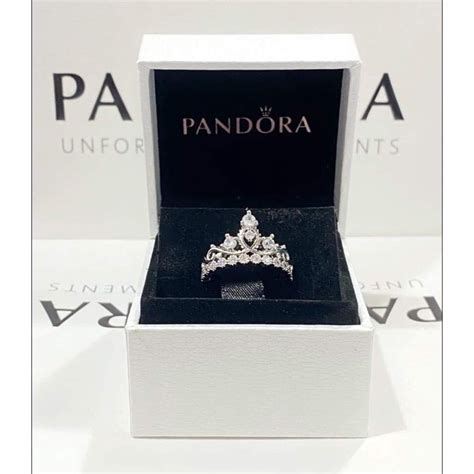 Pandora Crown Ring with box and paper bag | Shopee Philippines