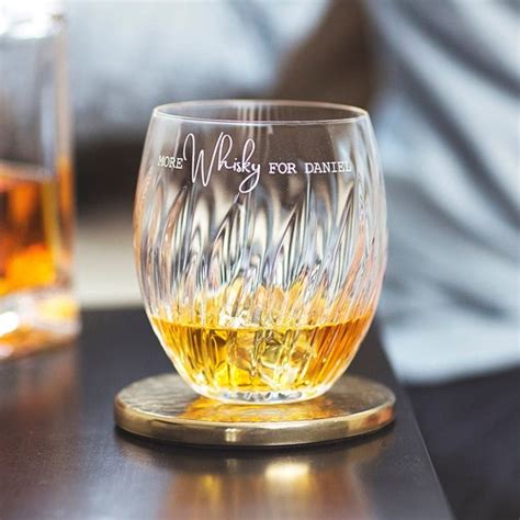 Personalised Engraved Crystal Whisky Glass Custom Whiskey Etsy