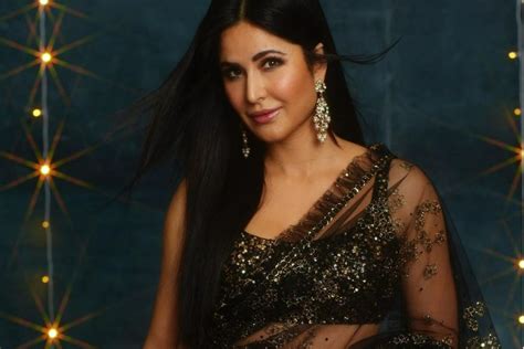 Katrina Kaif Turns Patakha In Hot Black Saree With Plunging Neckline