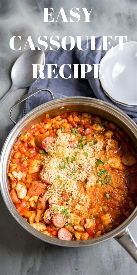 Easy Cassoulet Recipe All Season Recipes