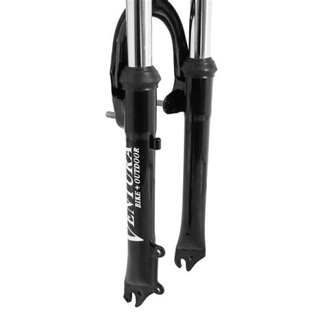 Fourche Vtt M W A Suspension Acier Ressort Elastomere Noir Deb