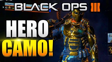 Black Ops 3 All Specialist HERO Armour GAMEPLAY GOLD HERO CAMO