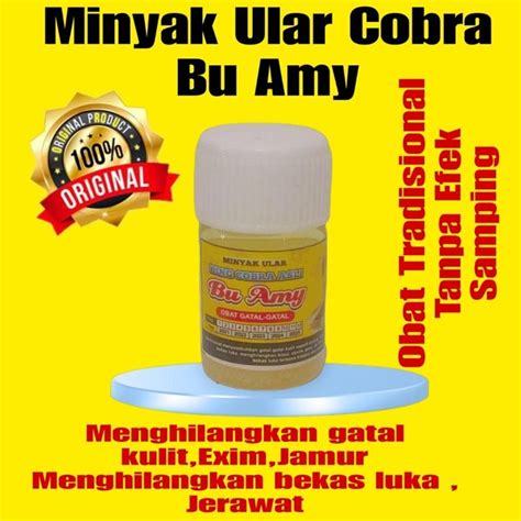 Jual Minyak Ular Cobra Asli Ml Beli Bonus Di Lapak Amycobra