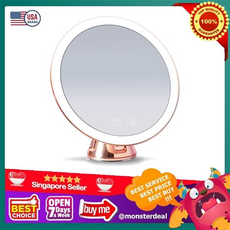 Fancii Rechargeable X Magnifying Makeup Mirror With Dimmable Tri