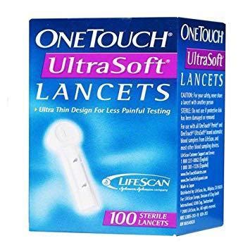 One Touch Ultra Soft Lancets S Lazada