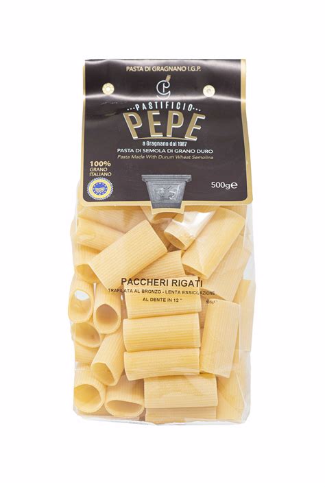 Paccheri Rigati Pasta Di Gragnano I G P Pastificio Pepe G