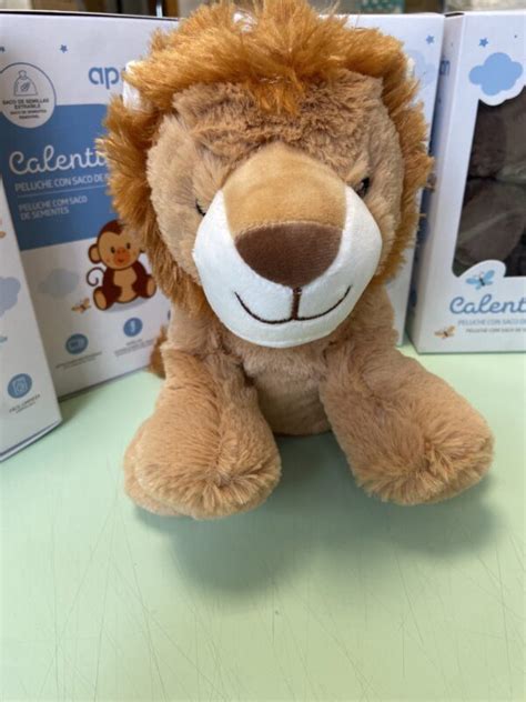 Calentitos Peluche Con Saco De Semillas Leon Farmacia Galdeano